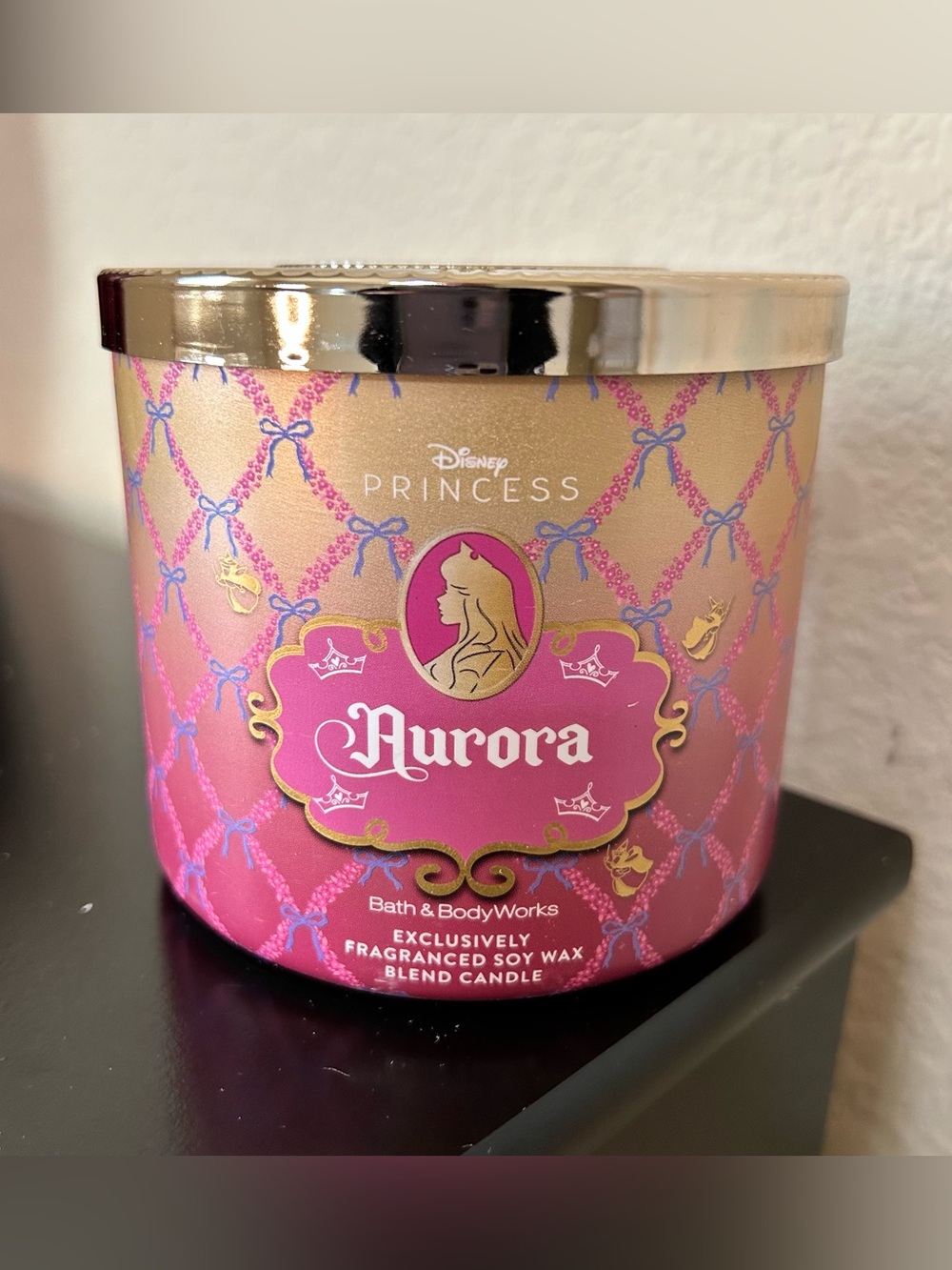 Bath & Body Works Disney Princess Aurora 3 Wick Candle